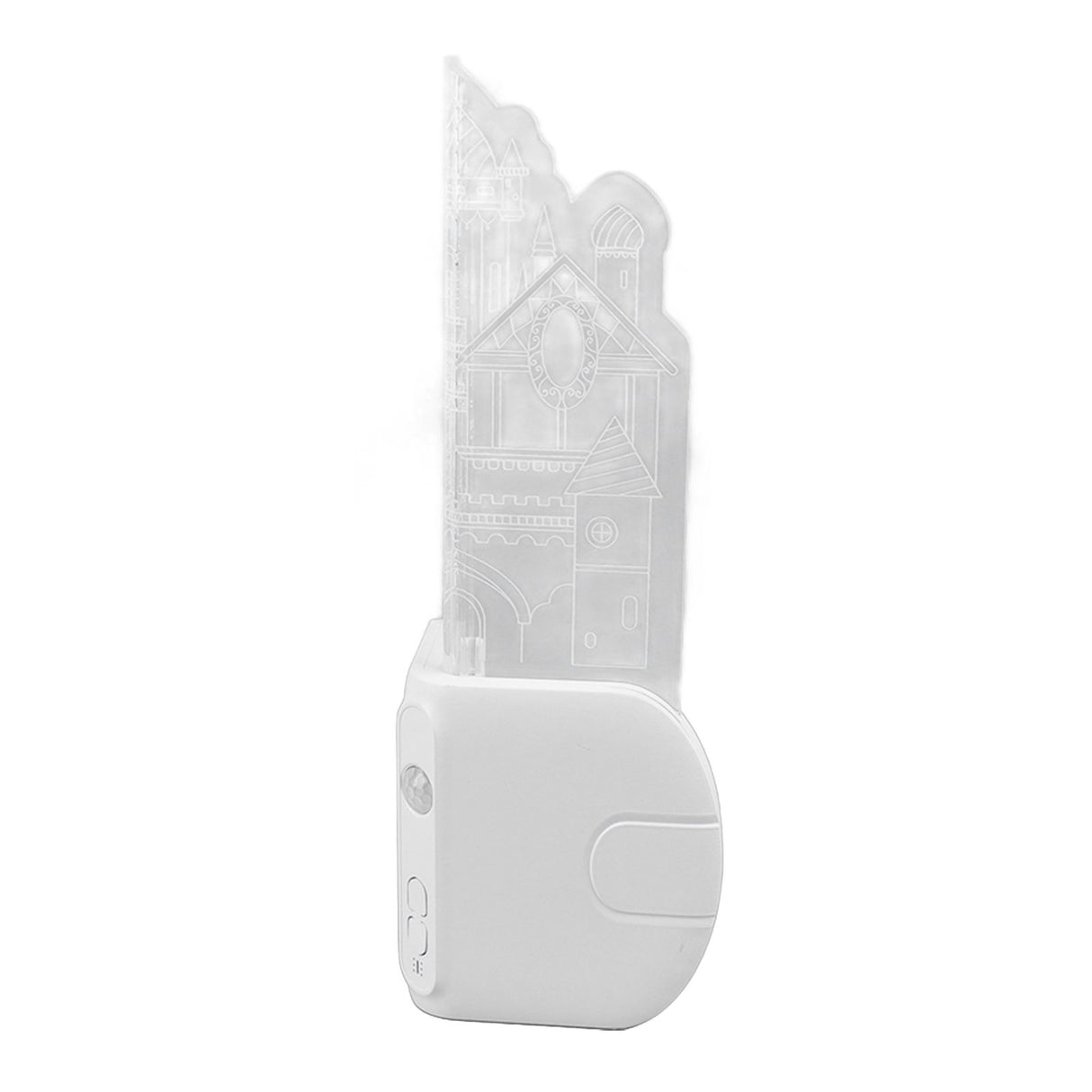 Motion Sensor Castle Night Light USB Charging Castle Wall Corner Nightlight for Hallway Staircase Bedroom