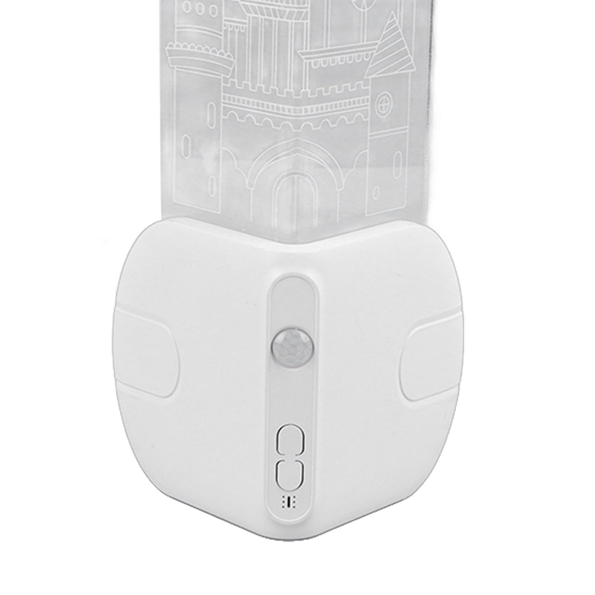Motion Sensor Castle Night Light USB Charging Castle Wall Corner Nightlight for Hallway Staircase Bedroom