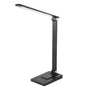 LED Desk Lamp with 3 Levels Brightness Eye Caring Office Reading Lamp Foldable Table Desk Lamp USB Wireless Charging 2500mAh Rechargeable Version