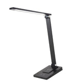 LED Desk Lamp with 3 Levels Brightness Eye Caring Office Reading Lamp Foldable Table Desk Lamp USB Wireless Charging 2500mAh Rechargeable Version