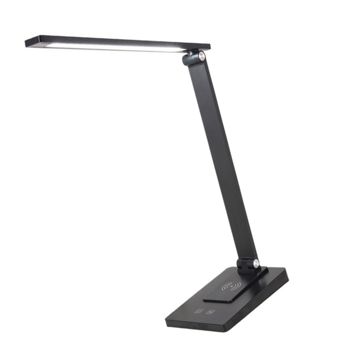 LED Desk Lamp with 3 Levels Brightness Eye Caring Office Reading Lamp Foldable Table Desk Lamp USB Wireless Charging 2500mAh Rechargeable Version