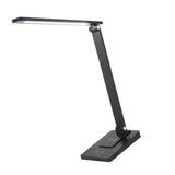 LED Desk Lamp with 3 Levels Brightness Eye Caring Office Reading Lamp Foldable Table Desk Lamp USB Wireless Charging 2500mAh Rechargeable Version - Side View