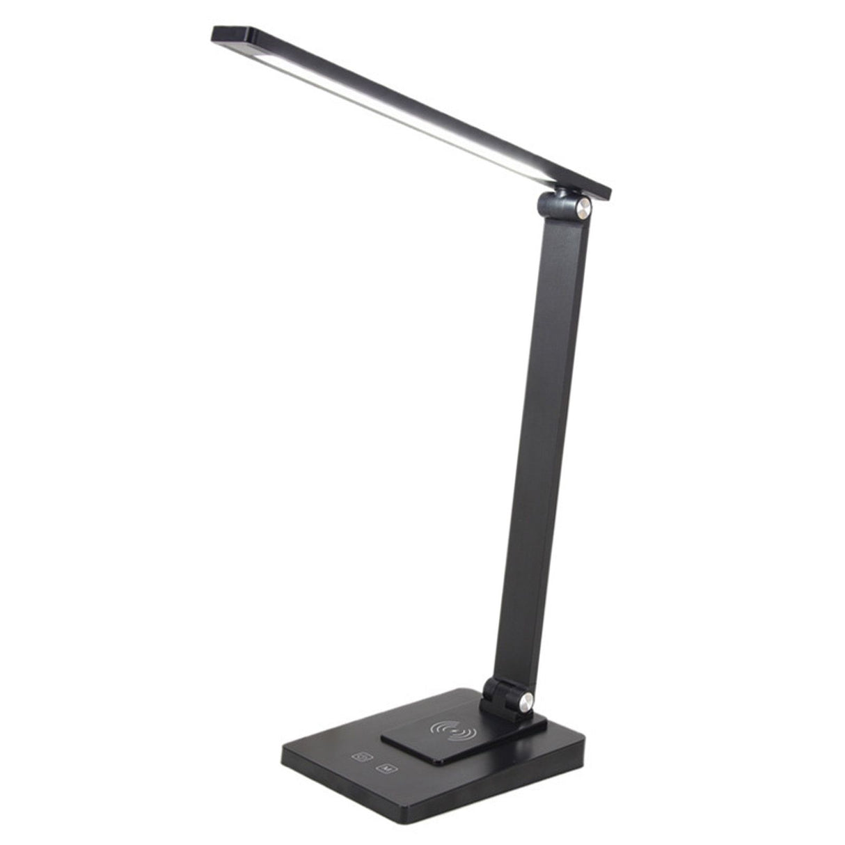 LED Desk Lamp with 3 Levels Brightness Eye Caring Office Reading Lamp Foldable Table Desk Lamp USB Wireless Charging 2500mAh Rechargeable Version