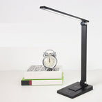 LED Desk Lamp with 3 Levels Brightness Eye Caring Office Reading Lamp Foldable Table Desk Lamp USB Wireless Charging 2500mAh Rechargeable Version