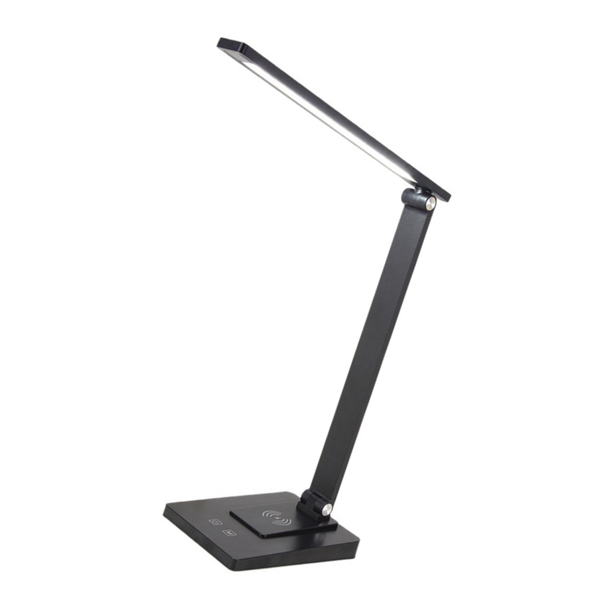 LED Desk Lamp with 3 Levels Brightness Eye Caring Office Reading Lamp Foldable Table Desk Lamp USB Wireless Charging 2500mAh Rechargeable Version