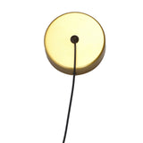 Spiral LED Pendant Light Gold Color High Brightness Eyes Protection LED Hanging Lamp for Living Room Cafe Family 85‑265V Warm Light