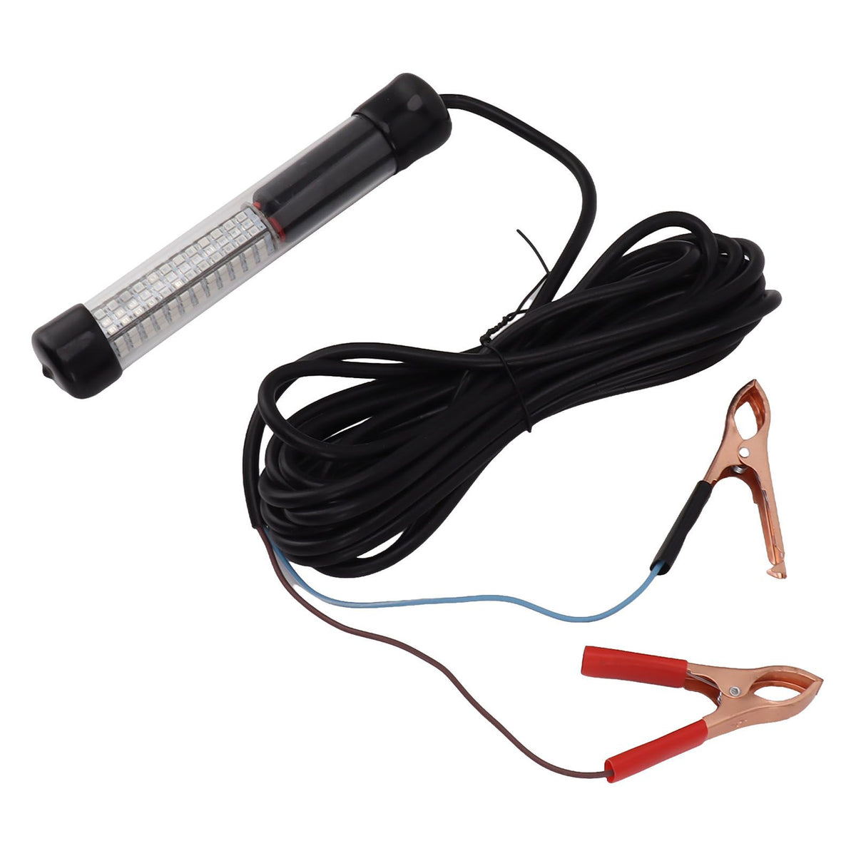LED Submersible Fishing Light 15W Green Nighttime Ice Fishing Light with 16.4ft Cable