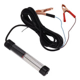 LED Submersible Fishing Light 15W Green Nighttime Ice Fishing Light with 16.4ft Cable - Rear View