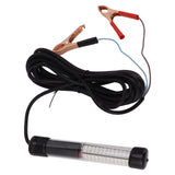LED Submersible Fishing Light 15W Green Nighttime Ice Fishing Light with 16.4ft Cable - Low Angle