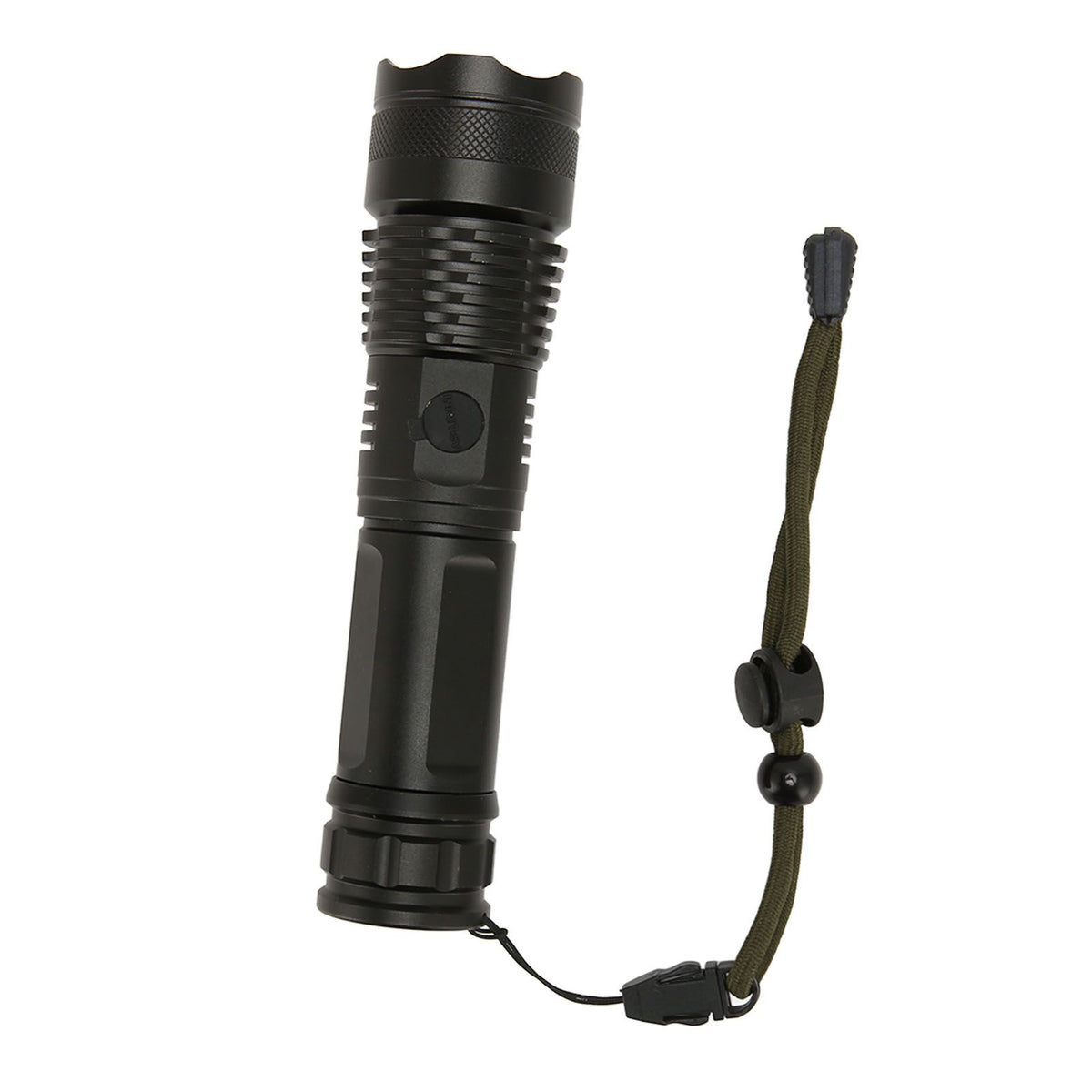 LED Flashlight Zoomable P50 Beads 5000lm 3 Light Modes Battery Display Bright Flashlight for Outdoor Adventure Camping