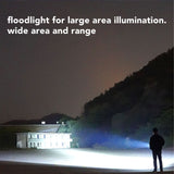 LED Flashlight Zoomable P50 Beads 5000lm 3 Light Modes Battery Display Bright Flashlight for Outdoor Adventure Camping - Extra Image