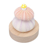 LED Night Lamp Warm White USB Plug In Natural Shell Body Cute Mushroom Decor Bedside Night Light