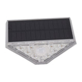 2 Set Solar Stair Lights 9 LEDs IP68 Waterproof Inductive Solar Step Lights for Yard Patio Garden Walkways Deck - Side View