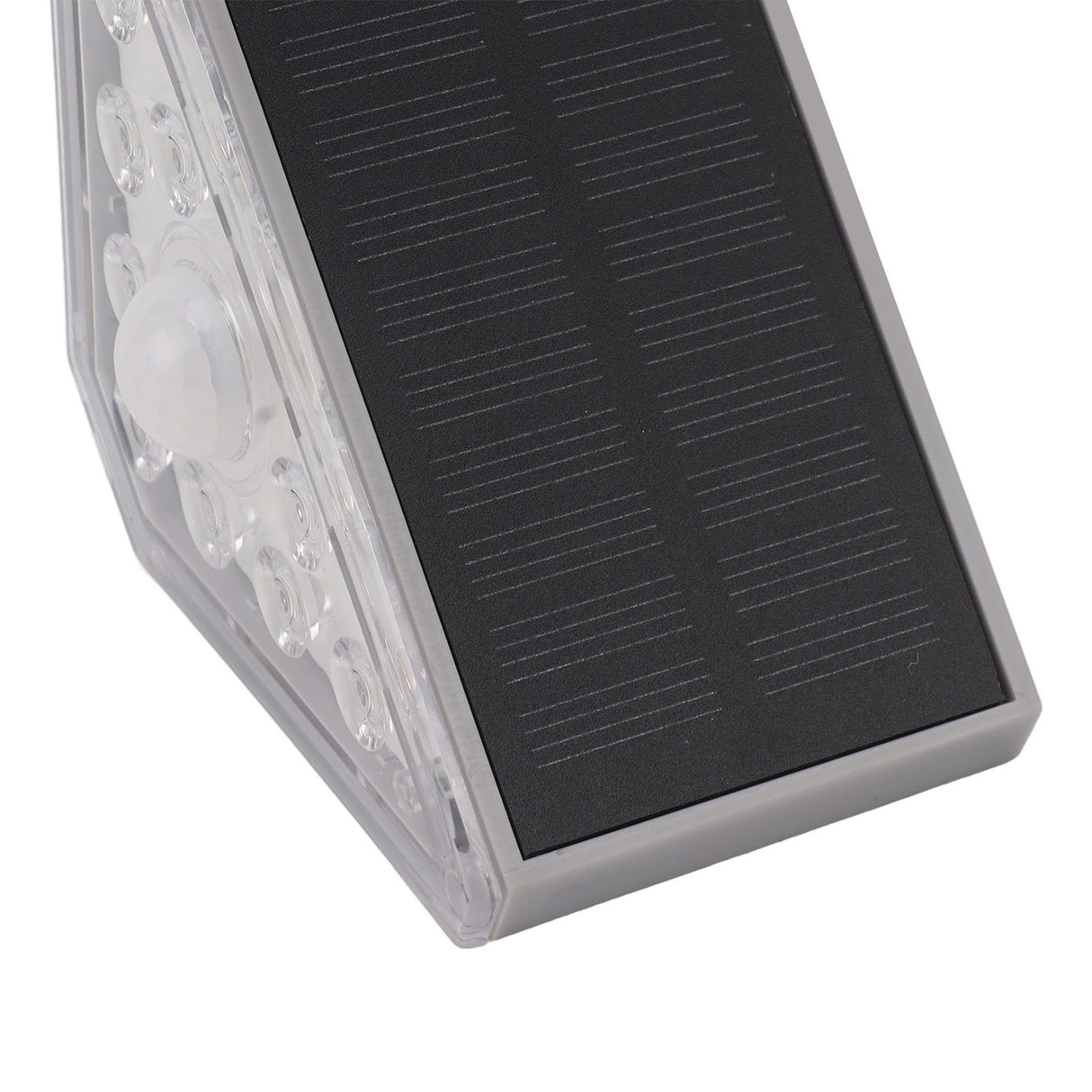 2 Set Solar Stair Lights 9 LEDs IP68 Waterproof Inductive Solar Step Lights for Yard Patio Garden Walkways Deck