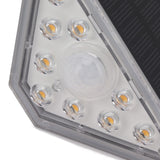 2 Set Solar Stair Lights 9 LEDs IP68 Waterproof Inductive Solar Step Lights for Yard Patio Garden Walkways Deck