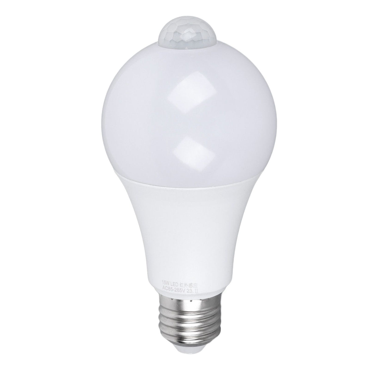 LED Sensor Light Bulbs Professional High Brightness Energy Saving LED Light Bulb with Motion Sensor 15W 85‑265V