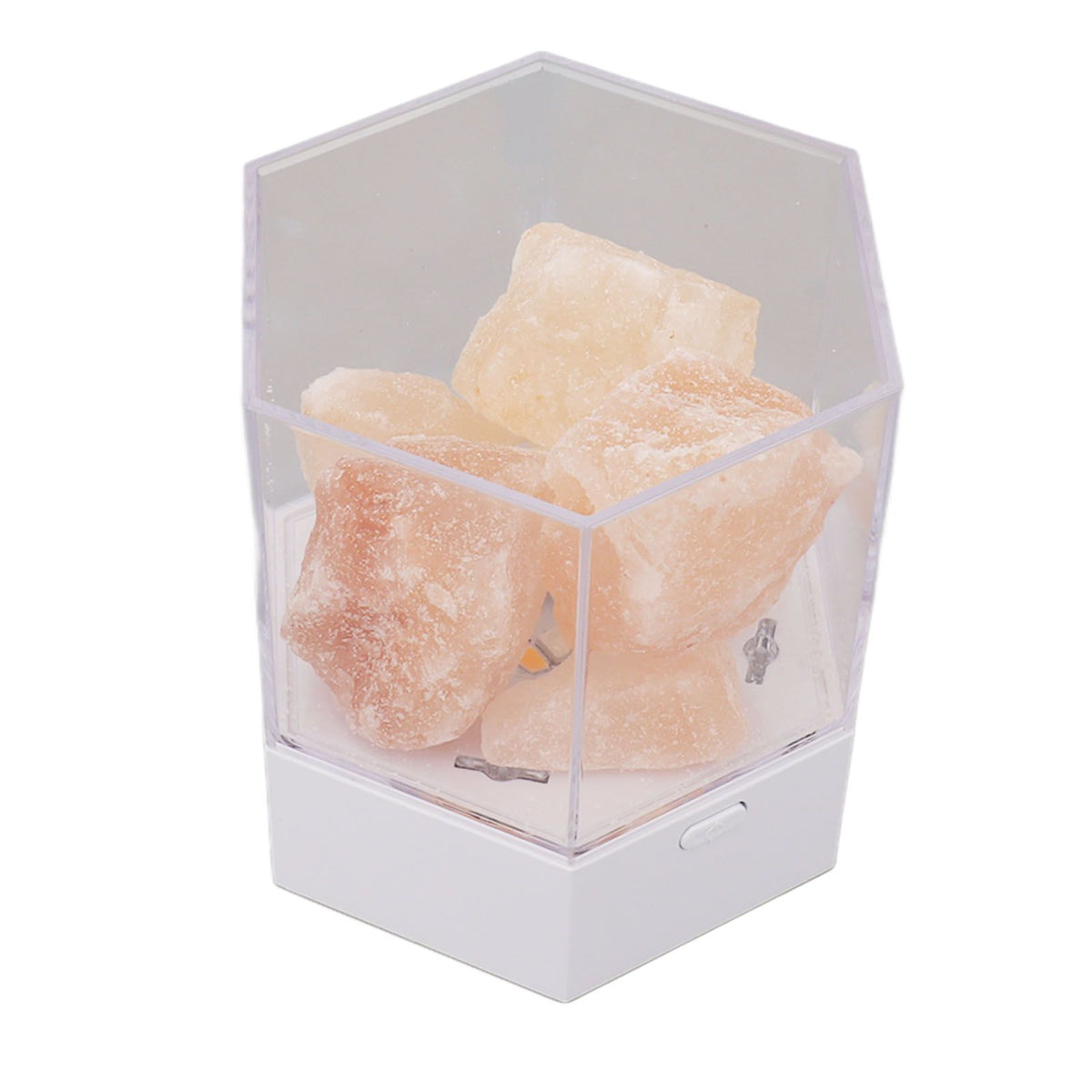 Himalayan Salt Lamp LED RGB Dimmable USB Decorative Essential Oil Aromatherapy Natural Crystal Salt Night Light for Bedroom Living Room