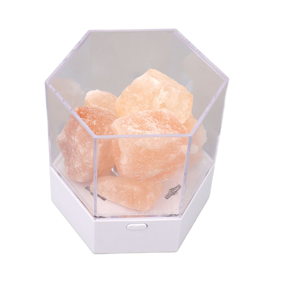 Himalayan Salt Lamp LED RGB Dimmable USB Decorative Essential Oil Aromatherapy Natural Crystal Salt Night Light for Bedroom Living Room