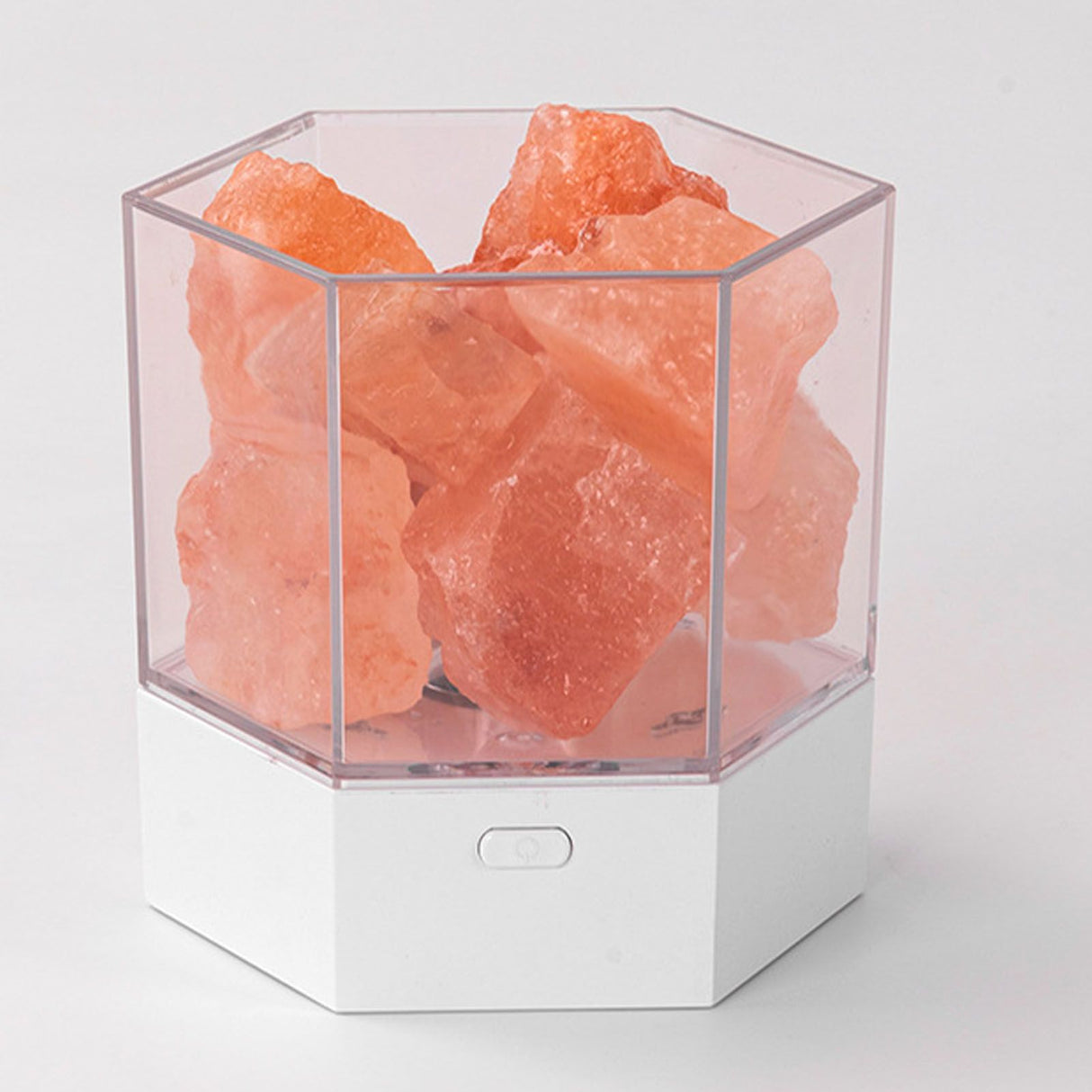 Himalayan Salt Lamp LED RGB Dimmable USB Decorative Essential Oil Aromatherapy Natural Crystal Salt Night Light for Bedroom Living Room