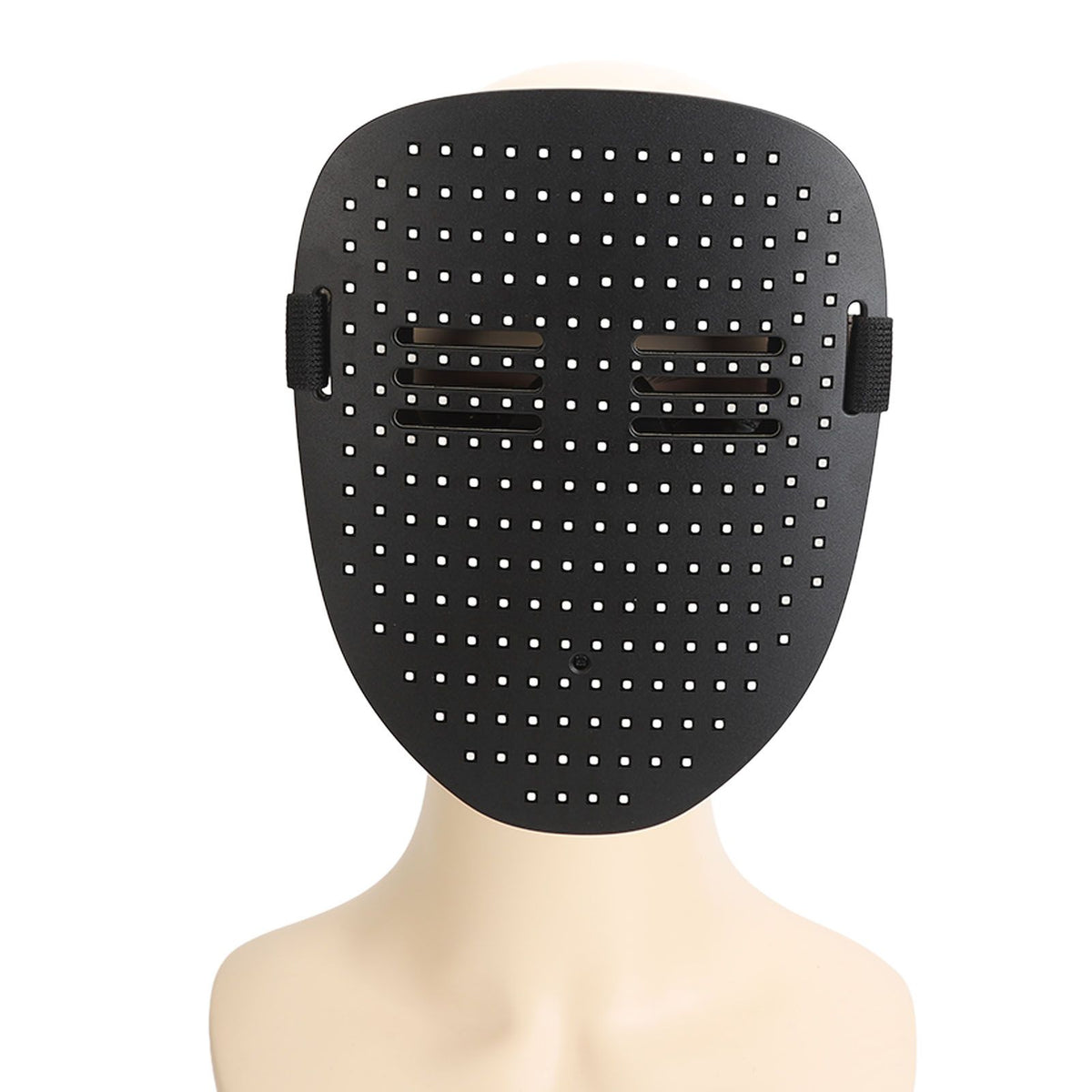 LED Party Face Cover Gesture Sensing Adjustable Light Up Transforming Face Cover for Cosplay Carnival Festival