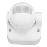 Wall Mounted Motion Sensor Automatic Dusk to Dawn Spherical PIR Sensor Outdoor Motion Sensing Switch for Home Security LED Light AC 110 to 240V White