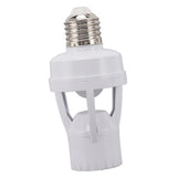 Motion Sensor Light Socket PIR Motion E27 Screw Bulb Adapter Adjustable Auto On Off Night Light Control Garage Light for Basement