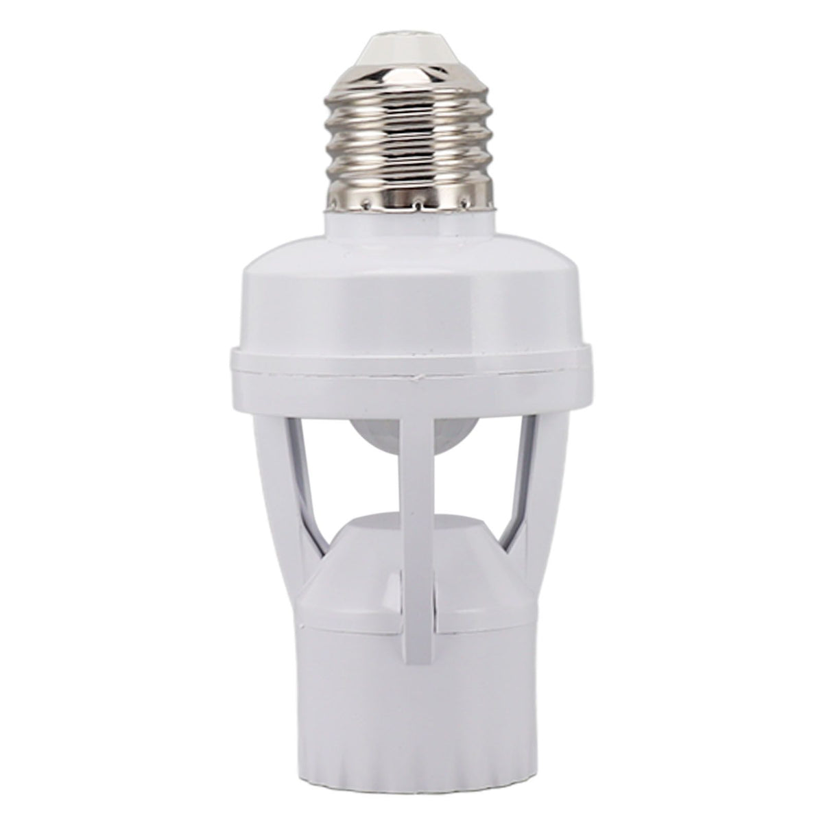 Motion Sensor Light Socket PIR Motion E27 Screw Bulb Adapter Adjustable Auto On Off Night Light Control Garage Light for Basement