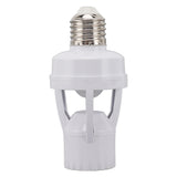 Motion Sensor Light Socket PIR Motion E27 Screw Bulb Adapter Adjustable Auto On Off Night Light Control Garage Light for Basement