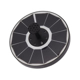 Solar Fountain Light with 8 Nozzles 3.5W 900mAh Colorful Powerful Solar Bird Bath Fountains for Bird Bath Garden Black Nozzle - Extra Image