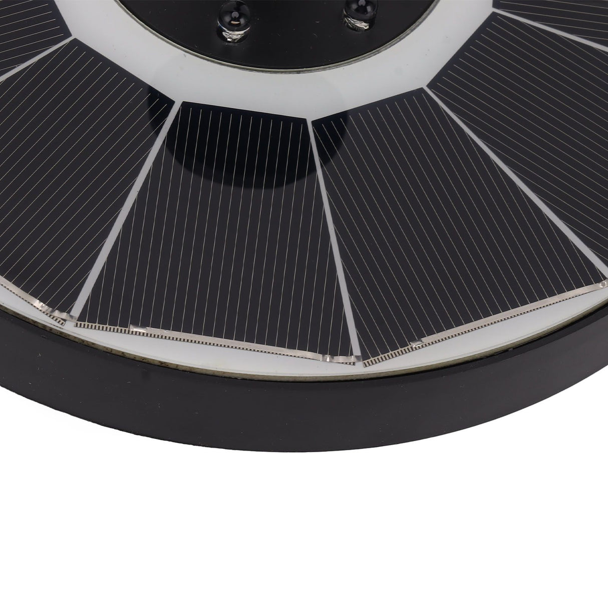 Solar Fountain Light with 8 Nozzles 3.5W 900mAh Colorful Powerful Solar Bird Bath Fountains for Bird Bath Garden Black Nozzle