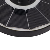 Solar Fountain Light with 8 Nozzles 3.5W 900mAh Colorful Powerful Solar Bird Bath Fountains for Bird Bath Garden Black Nozzle - Extra Image