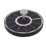 Solar Fountain Light with 8 Nozzles 3.5W 900mAh Colorful Powerful Solar Bird Bath Fountains for Bird Bath Garden TransparentNozzle