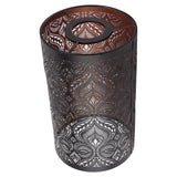 Wrought Iron Lamp Shade Iron Detachable Hollow Carved Modern Lampshade for E27 E26 Lamp Bulbs - Side View