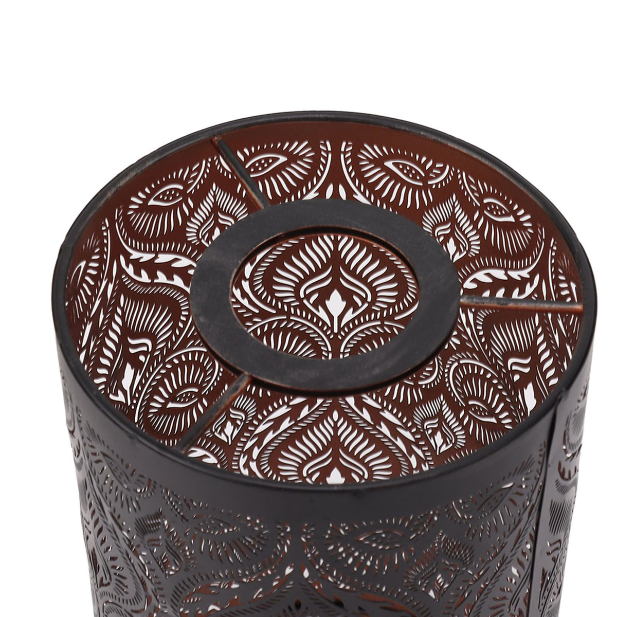 Wrought Iron Lamp Shade Iron Detachable Hollow Carved Modern Lampshade for E27 E26 Lamp Bulbs