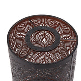 Wrought Iron Lamp Shade Iron Detachable Hollow Carved Modern Lampshade for E27 E26 Lamp Bulbs