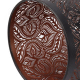 Wrought Iron Lamp Shade Iron Detachable Hollow Carved Modern Lampshade for E27 E26 Lamp Bulbs