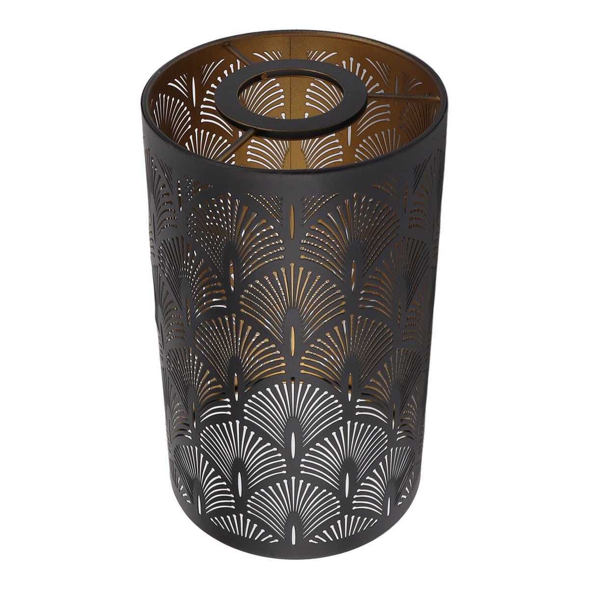 Modern Lampshade Metal Cylindrical Hollow Out E27 E26 Lamp Shade for Bedroom Living Room