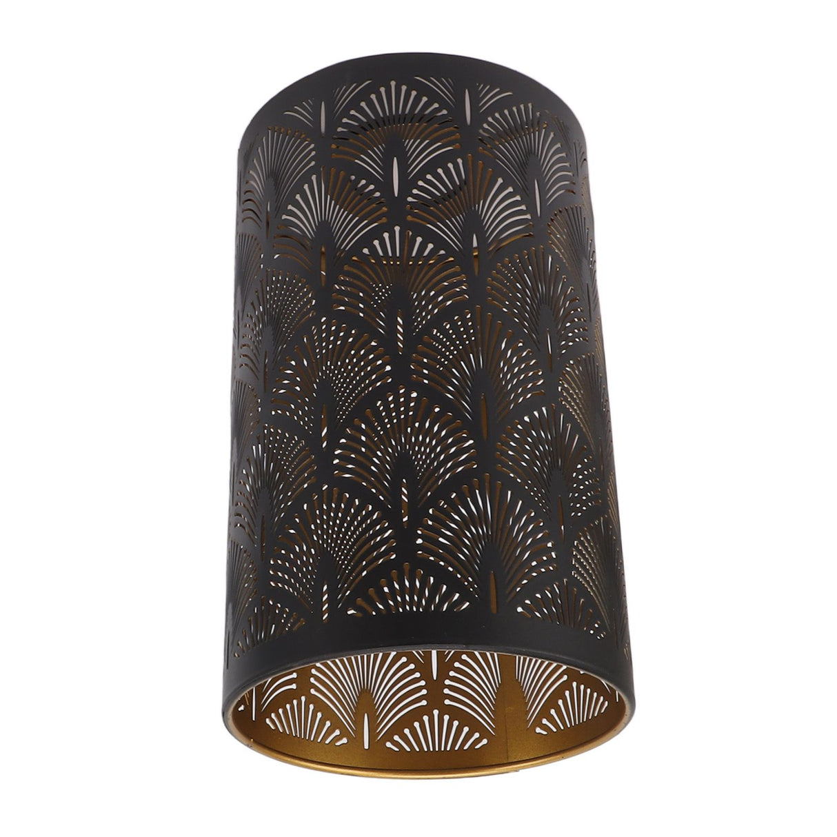 Modern Lampshade Metal Cylindrical Hollow Out E27 E26 Lamp Shade for Bedroom Living Room