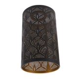 Modern Lampshade Metal Cylindrical Hollow Out E27 E26 Lamp Shade for Bedroom Living Room - 45-Degree Angle