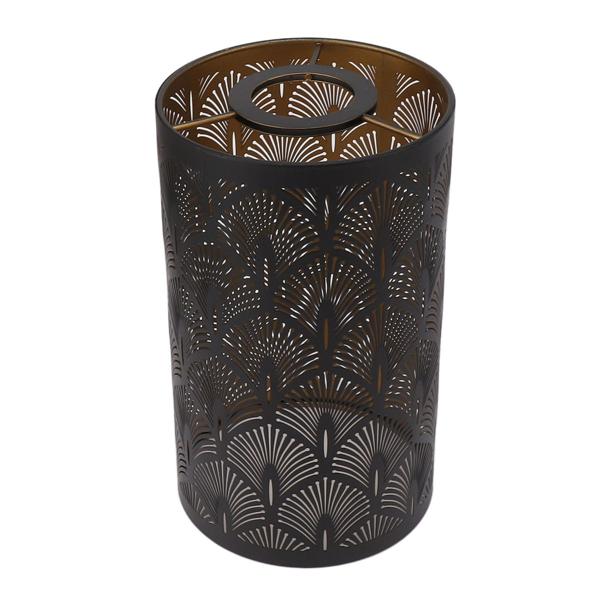 Modern Lampshade Metal Cylindrical Hollow Out E27 E26 Lamp Shade for Bedroom Living Room