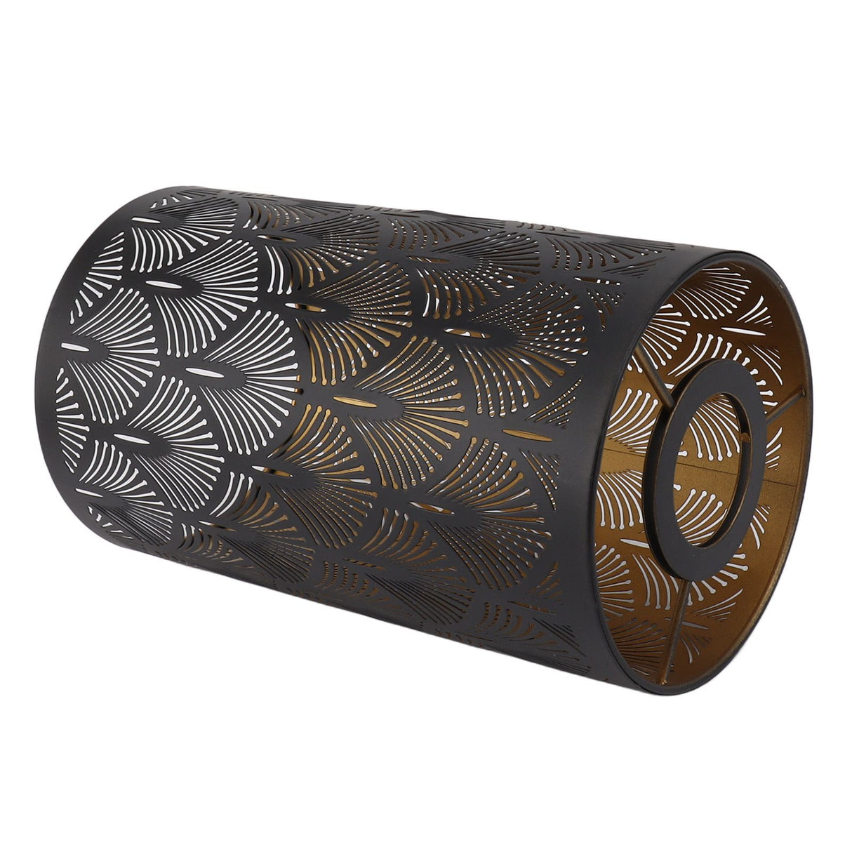 Modern Lampshade Metal Cylindrical Hollow Out E27 E26 Lamp Shade for Bedroom Living Room