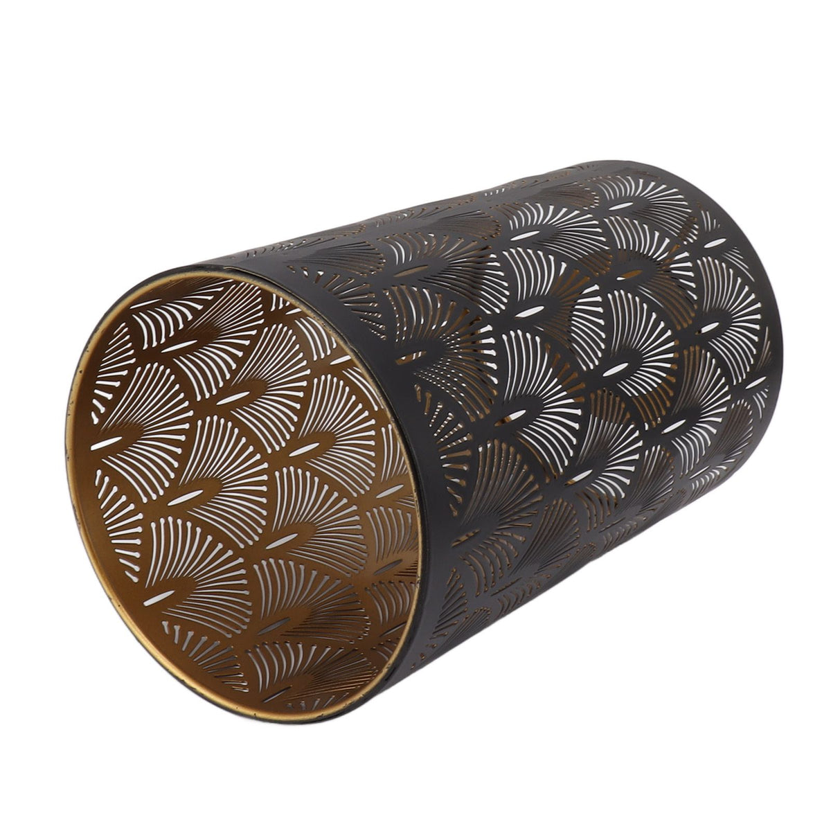 Modern Lampshade Metal Cylindrical Hollow Out E27 E26 Lamp Shade for Bedroom Living Room