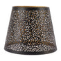 Metal Lamp Shade E26 E27 Forest Tree Style Hollow Out Iron Decorative Lampshade Cover with Inner Gold Pattern for Table Wall Ceiling Lamp Black