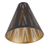 Metal Lamp Shade Iron Lampshade E26 E27 Lamp Shade Bedroom Bedside Decoration Horn Style Cone - Front View