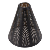 Metal Lamp Shade Iron Lampshade E26 E27 Lamp Shade Bedroom Bedside Decoration Horn Style Cone - Low Angle