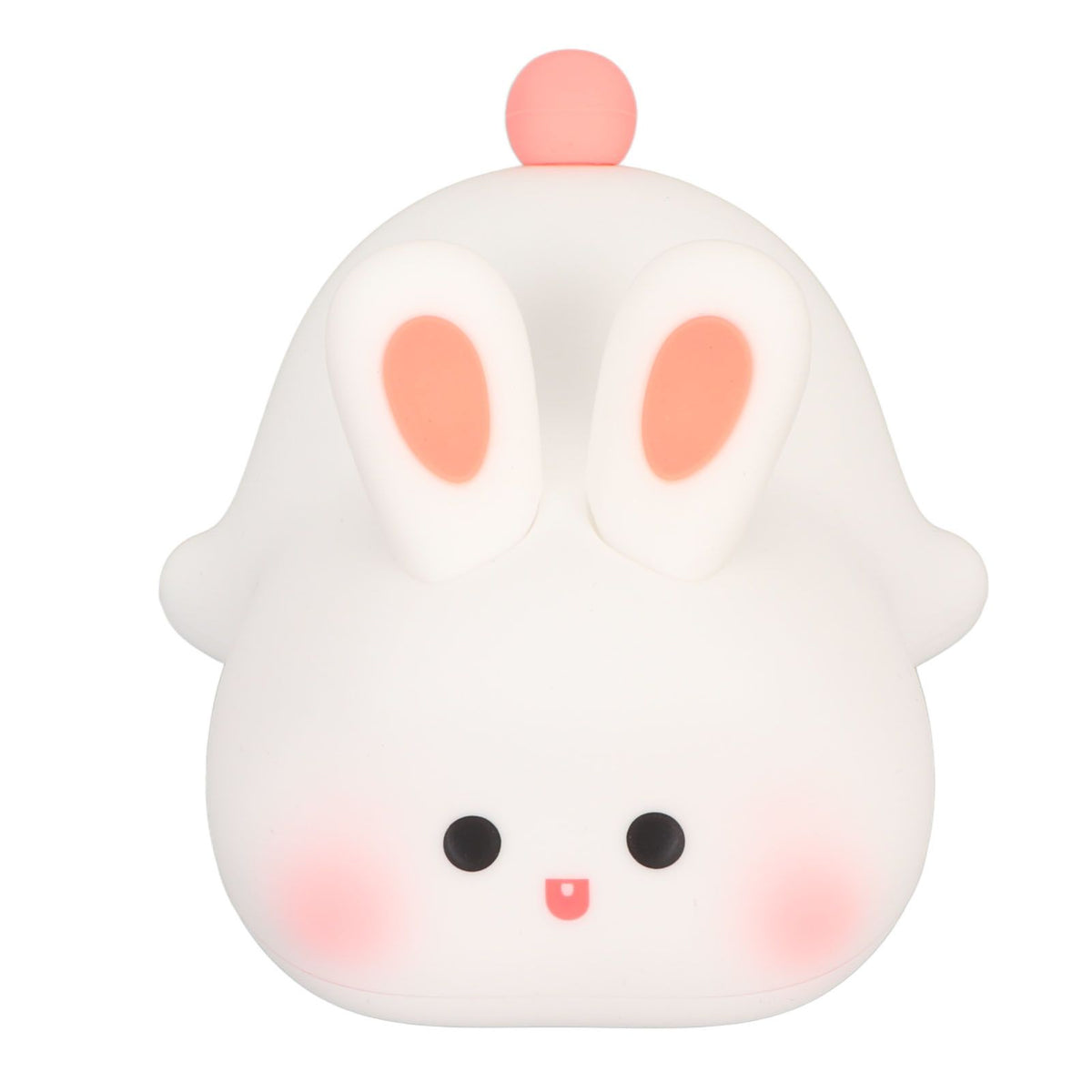 Kawaii Bunny Night Light Soft Silicone Night Light Portable USB Rechargeable Bedside Lamp for Baby Toddler Kids