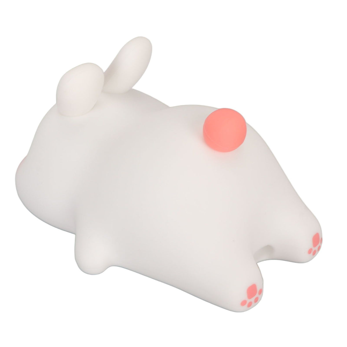 Kawaii Bunny Night Light Soft Silicone Night Light Portable USB Rechargeable Bedside Lamp for Baby Toddler Kids