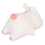 Kawaii Bunny Night Light Soft Silicone Night Light Portable USB Rechargeable Bedside Lamp for Baby Toddler Kids