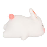 Kawaii Bunny Night Light Soft Silicone Night Light Portable USB Rechargeable Bedside Lamp for Baby Toddler Kids