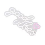 Neon Sign Good Vibes LED Light Acrylic USB Powered Wall Hang Neon Wall Decor for Bar Party Wedding Bedroom